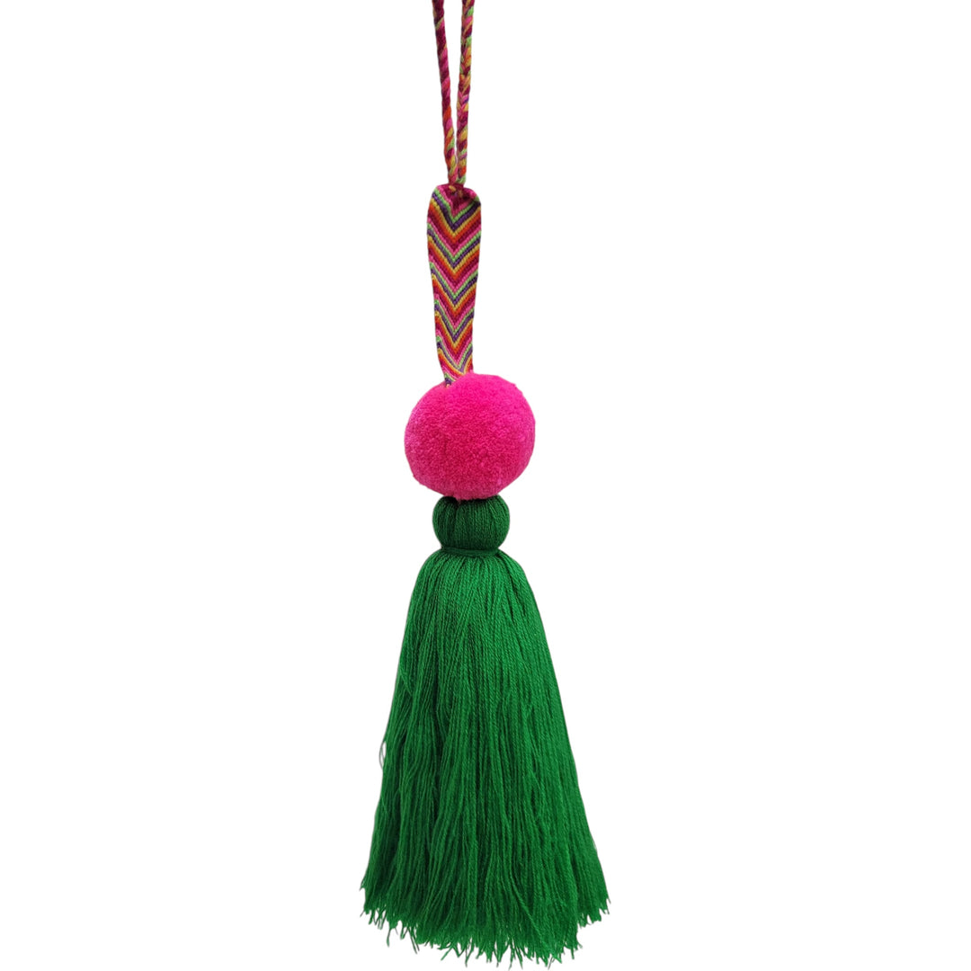 Macrame Pompon with Tassel | Be Praia