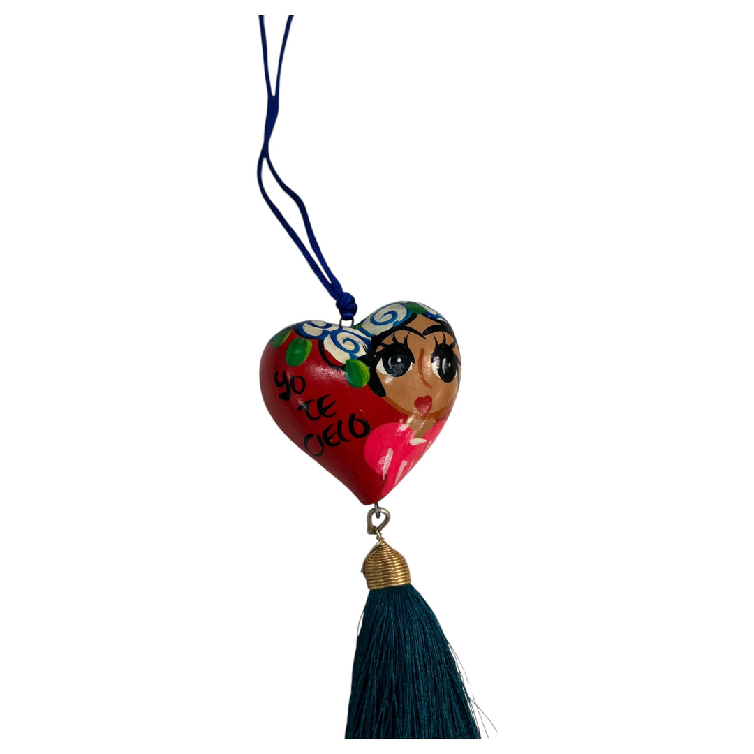 Handpainted Frida Khalo Tassel
