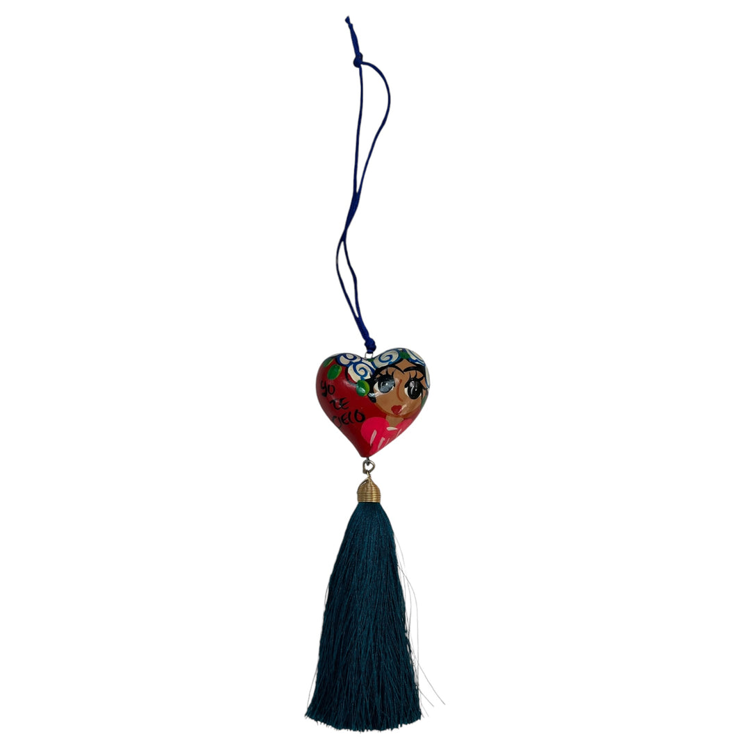 Handpainted Frida Khalo Tassel