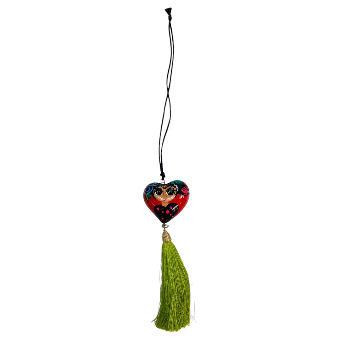 Handpainted Frida Khalo Tassel