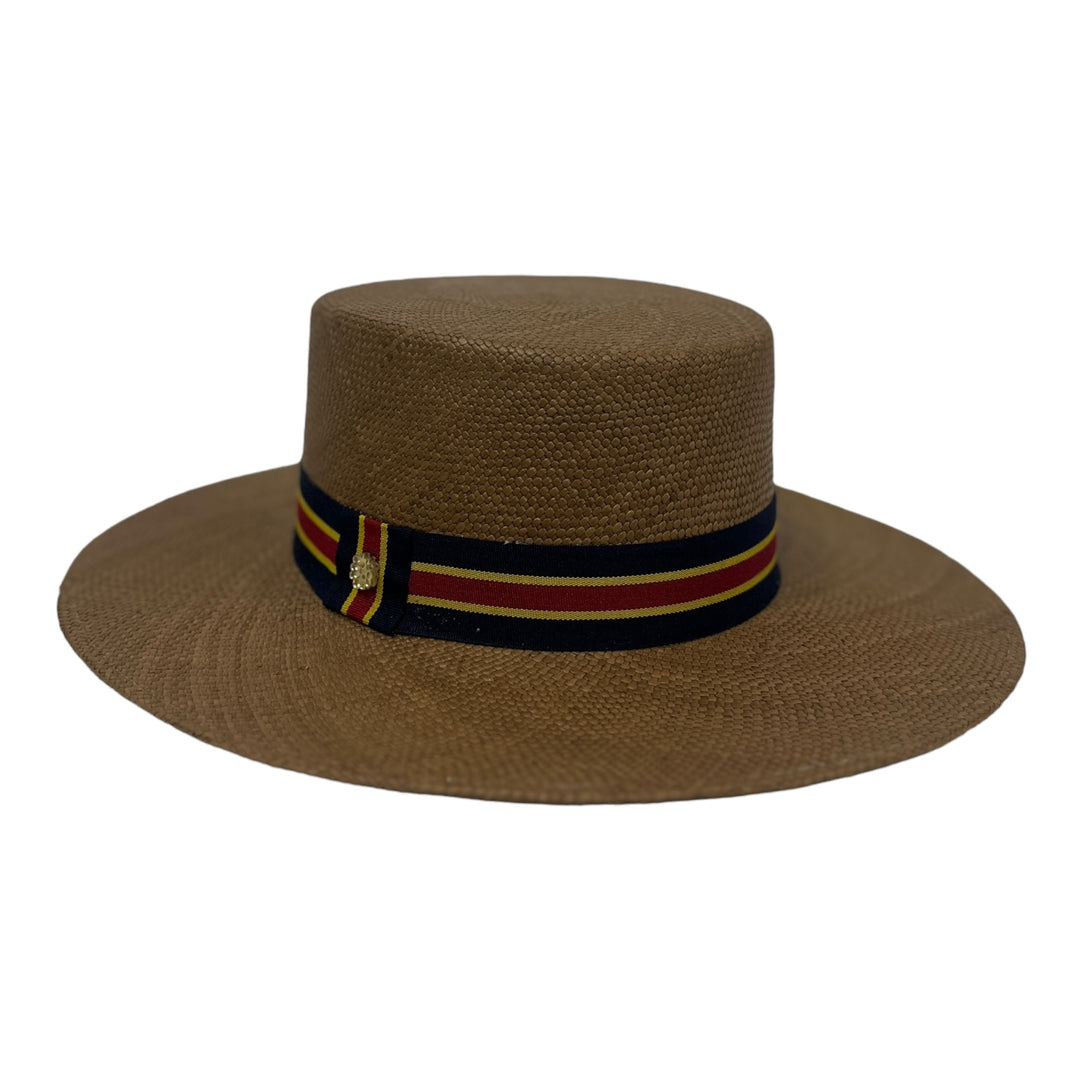 Tan Beige Black, Red, and Yellow Band| Cordobés Hat | Be Praia