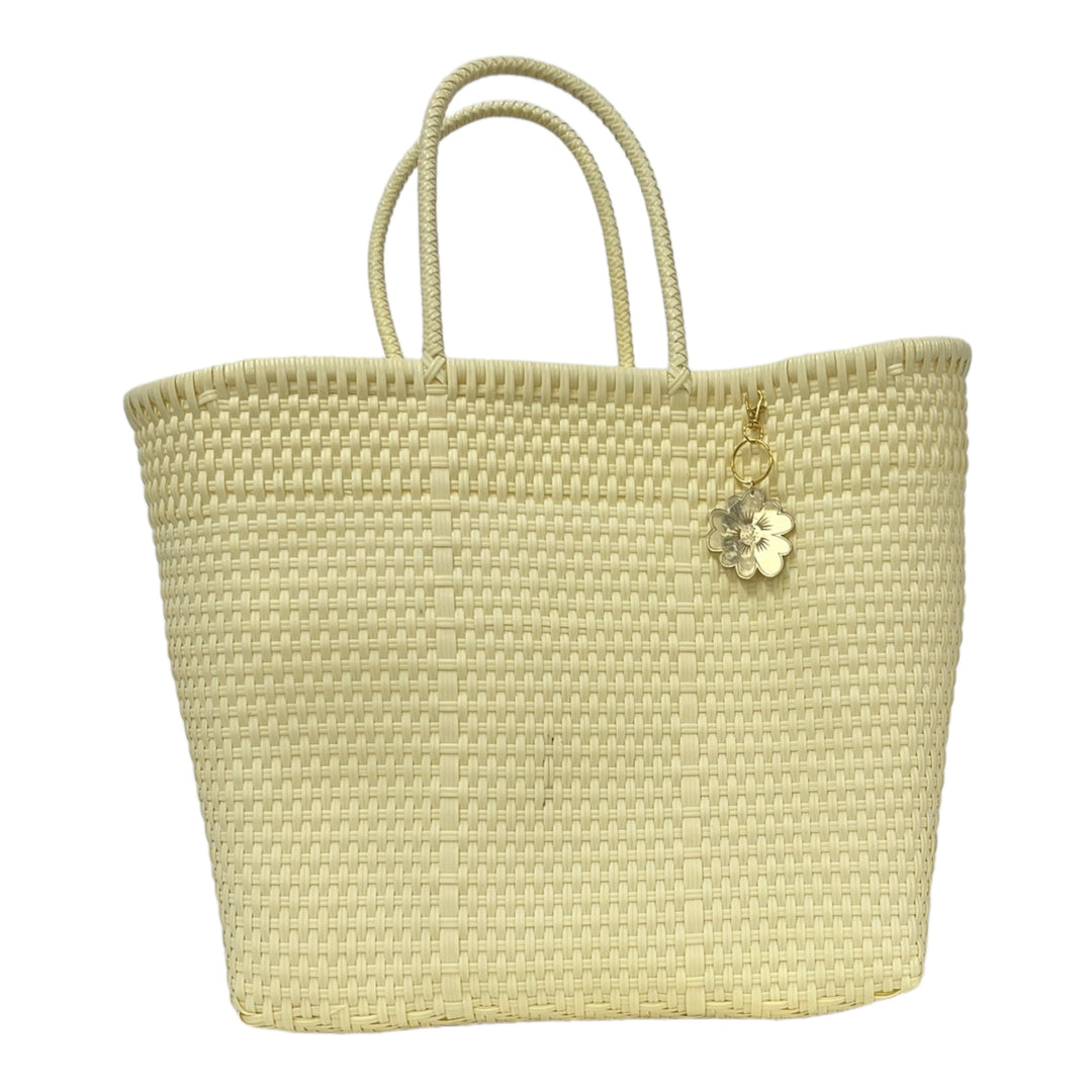 Cream Large Tote | Handwoven Recycled Bag | Be Praia