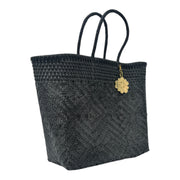 Black Diamond Large Tote | Handwoven Recycled Bag | Be Praia