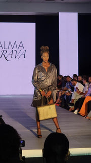 Royal Blue XL Basket | Handwoven Recycled Bag | Be Praia