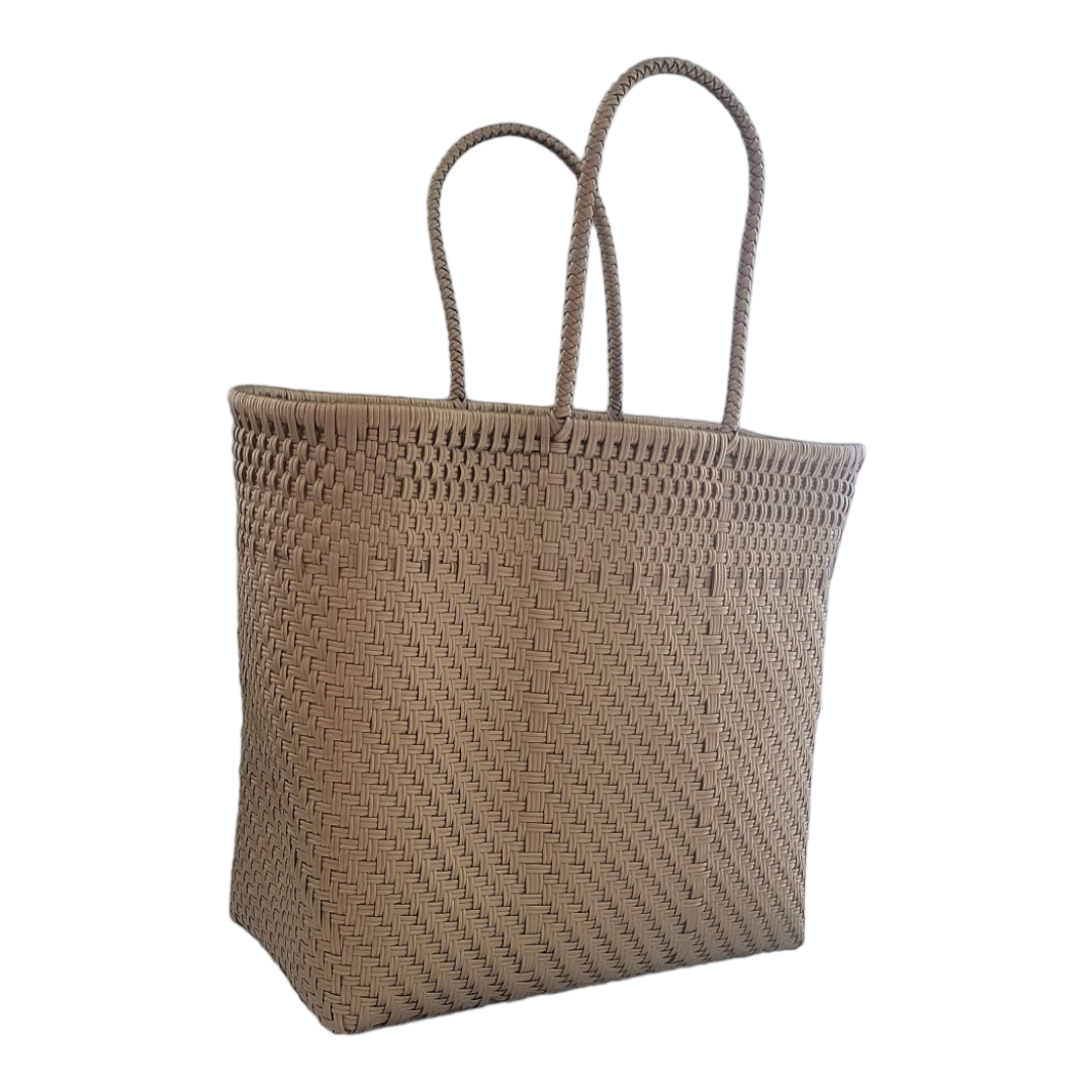 Large Tote | Beach Tote. Handwoven recycled bag.