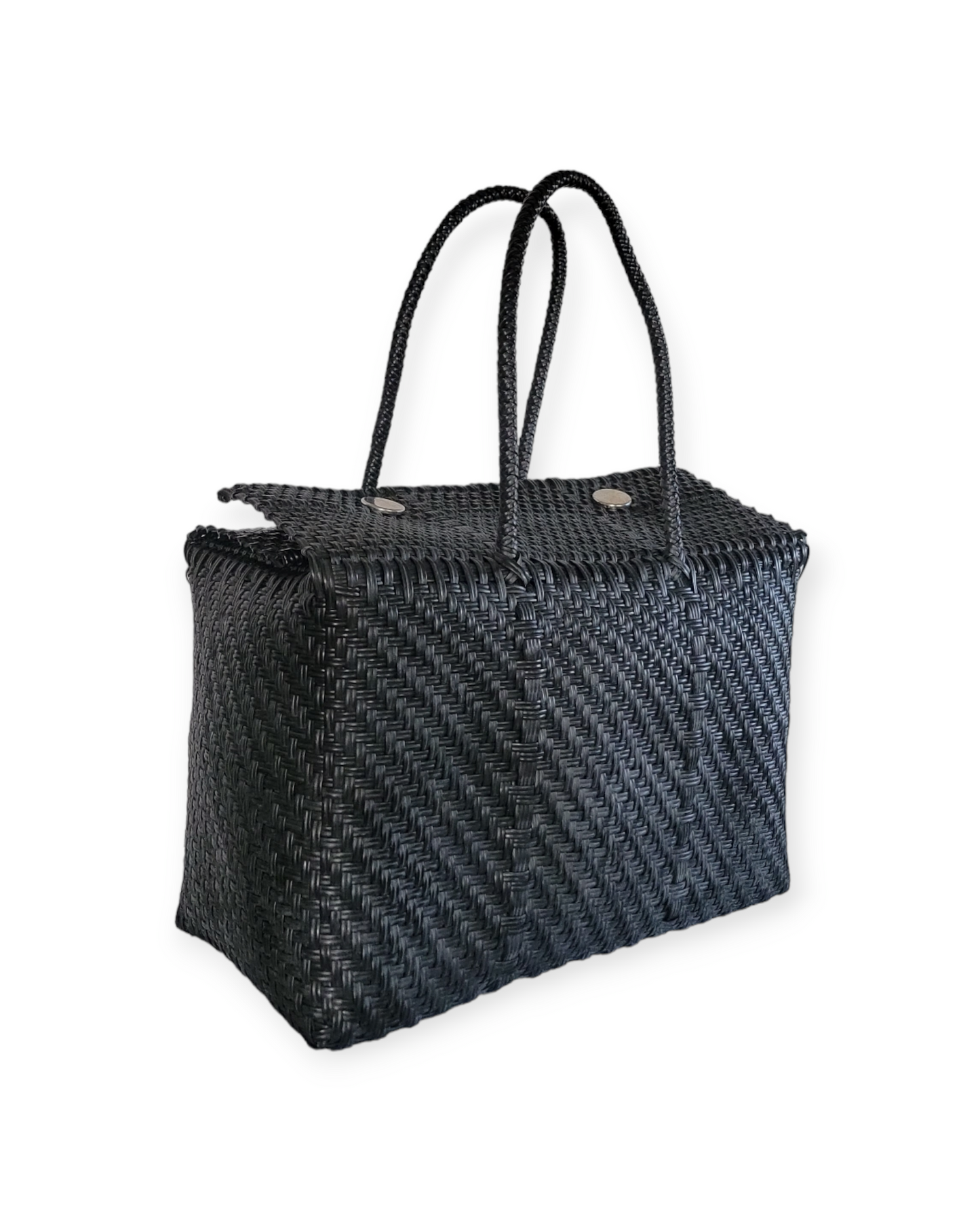 Be Praia | Black XL Basket | Eco-Friendly Handwoven Bag