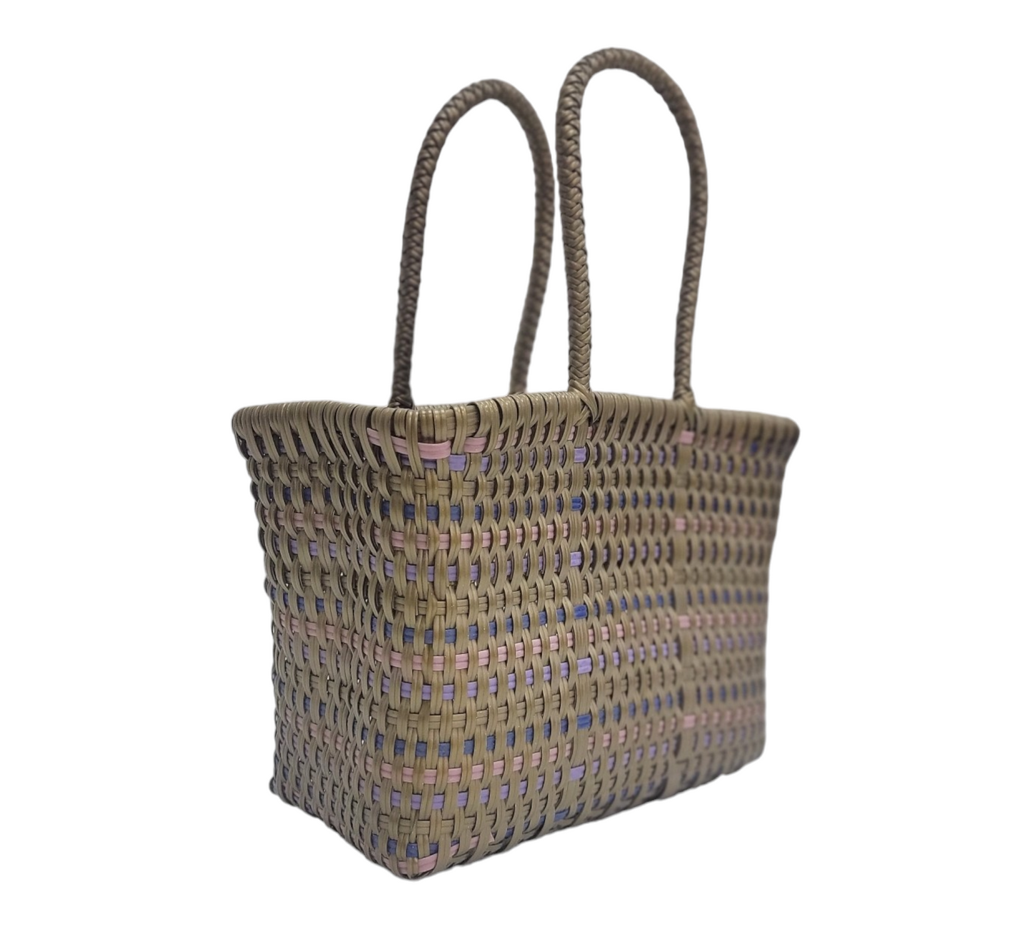 Girly Gold Mini Tote | Handwoven recycled bags