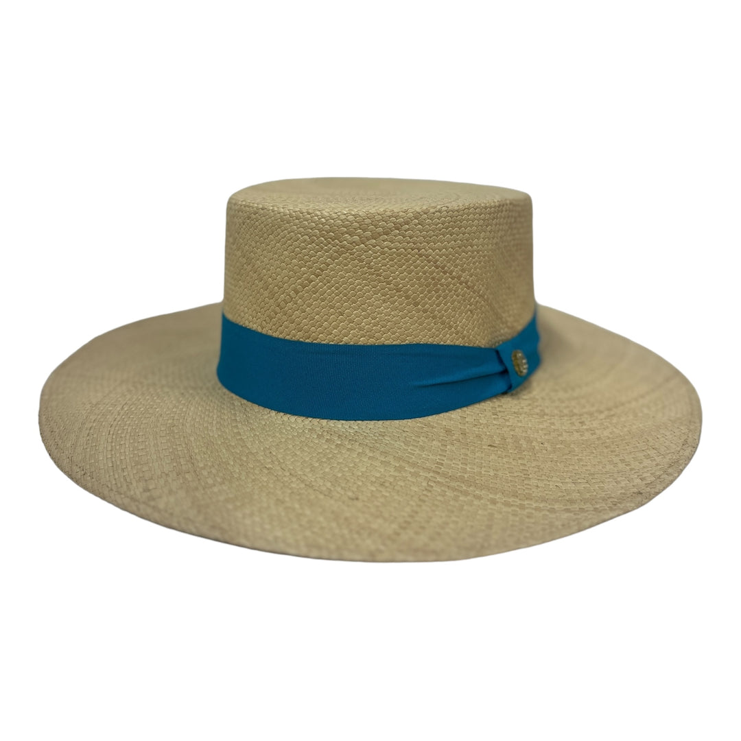 Light Beige Light Blue Band | Cordobés Hat | Be Praia