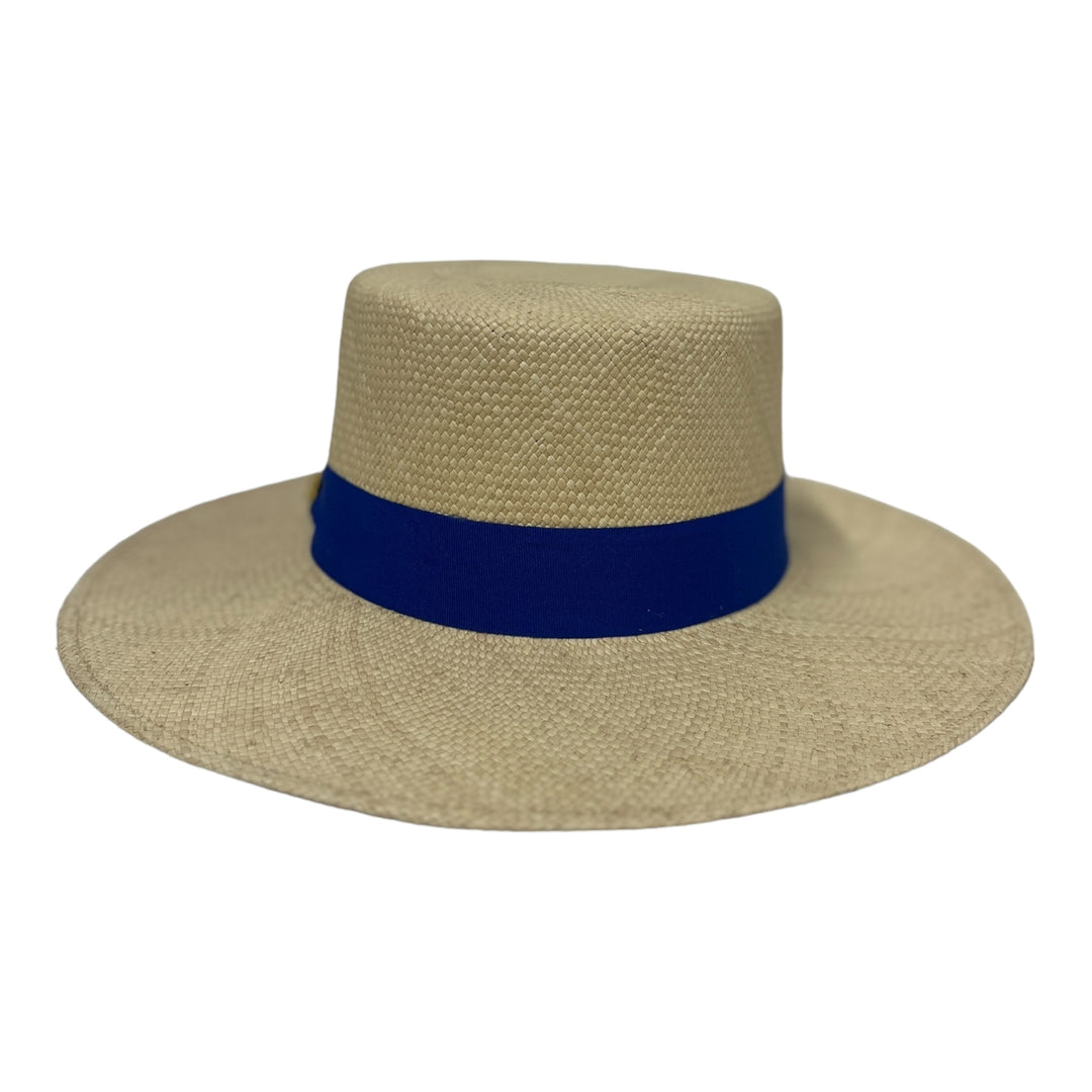 Light Beige Dark Blue Band | Cordobés Hat | Be Praia