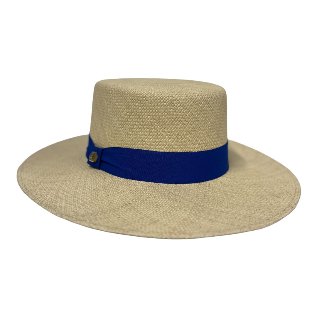 Light Beige Dark Blue Band | Cordobés Hat | Be Praia