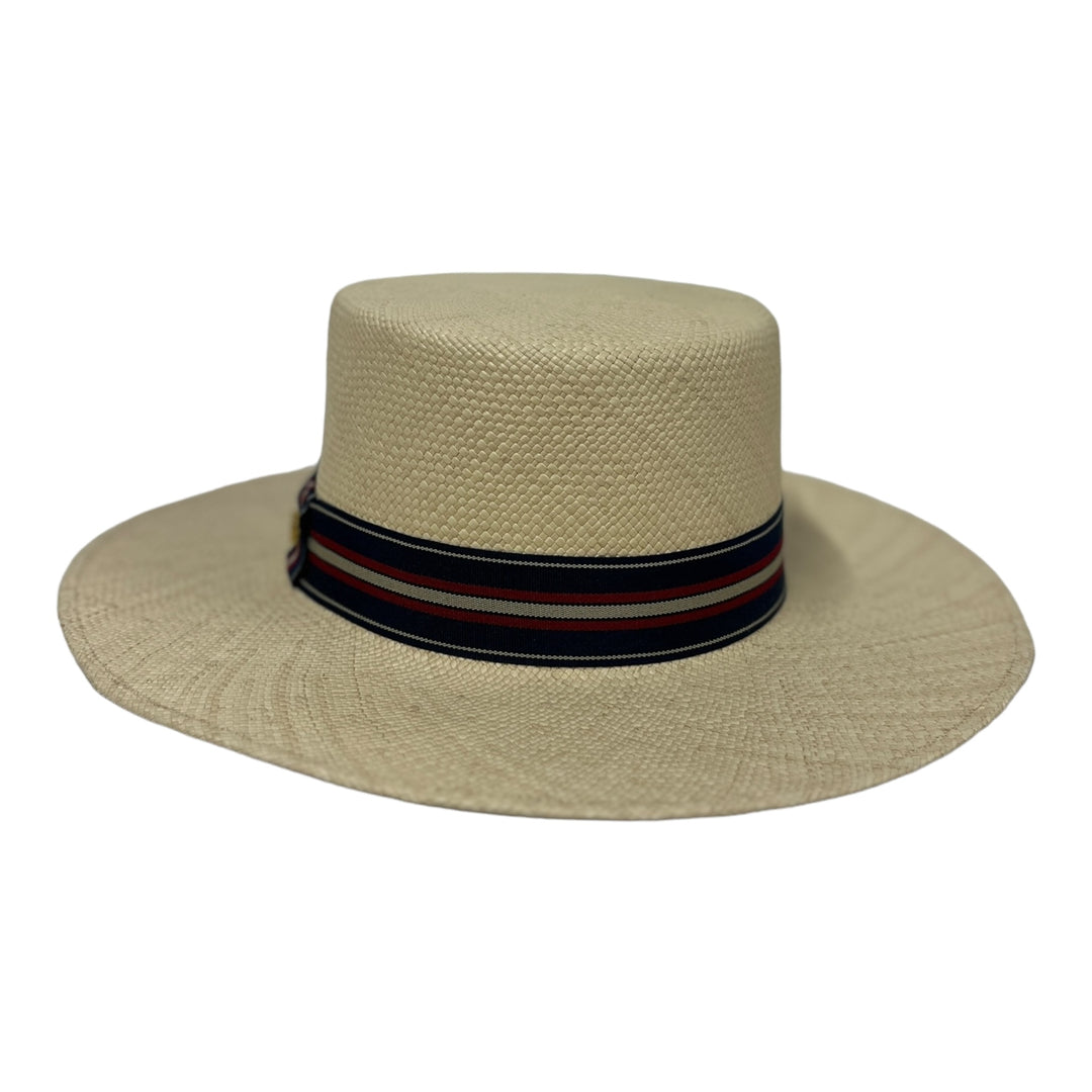 Light Beige Black, Red and White Band | Cordobés Hat | Be Praia