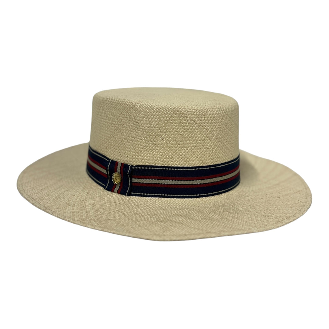 Light Beige Black, Red and White Band | Cordobés Hat | Be Praia