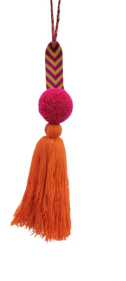 Colorful Ball and Tassel Pompons