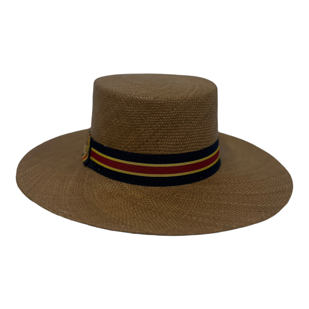 Tan Beige Black, Red, and Yellow Band| Cordobés Hat | Be Praia