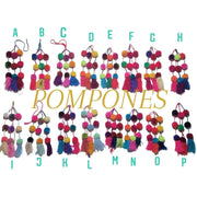 Pompon 9 Bolitas Largo